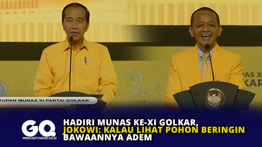Hadiri Munas ke-XI Golkar, Jokowi: Kalau Lihat Pohon Beringin Bawaannya Adem