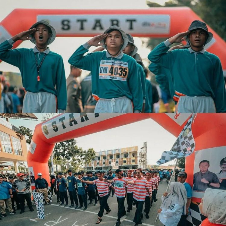 Defisit Anggaran, Pemko Tanjungpinang Hanya Gelar Lomba Gerak Jalan 8 dan 17 Kilo.