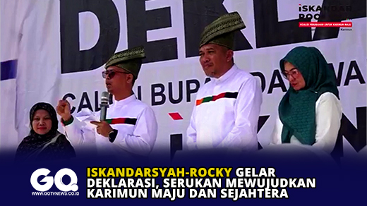 Iskandarsyah-Rocky Gelar Deklarasi, Serukan Mewujudkan Karimun Maju dan Sejahtera