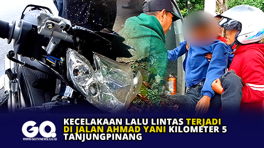 Kecelakaan Lalu Lintas Terjadi di Jalan Ahmad Yani Kilometer 5 Tanjungpinang
