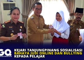 Kejari Tanjungpinang Sosialisasi Bahaya Judi Online dan Bullying di Kepada Pelajar