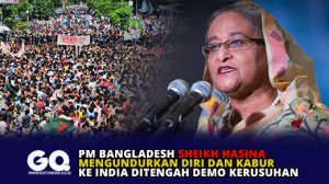 PM Bangladesh Sheikh Hasina Mengundurkan Diri dan Kabur ke India Ditengah Demo Kerusuhan