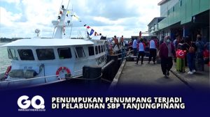 Penumpukan Penumpang Terjadi di Pelabuhan SBP Tanjungpinang