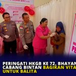 Peringati HKGB ke 72, Bhayangkari Cabang Bintan Bagikan Vitamin A Untuk Balita