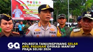 Polresta Tanjungpinang Gelar Apel Pasukan Operasi Mantap Praja Seligi 2024