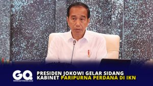 Presiden Jokowi Gelar Sidang Kabinet Paripurna Perdana di IKN
