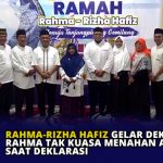 Rahma-Rizha Hafiz Gelar Deklarasi, Rahma Tak Kuasa Menahan Air Mata Saat Deklarasi