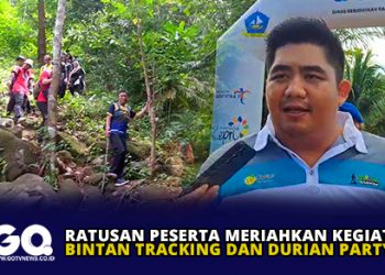 Ratusan Peserta Meriahkan Kegiatan Bintan Tracking dan Durian Party