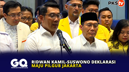 Ridwan Kamil-Suswono Deklarasi Maju Pilgub Jakarta