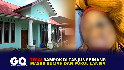 Tega! Rampok di Tanjungpinang Masuk Rumah dan Pukul Lansia