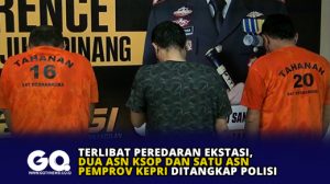 Terlibat Peredaran Ekstasi, Dua ASN KSOP dan Satu ASN Pemprov Kepri Ditangkap Polisi