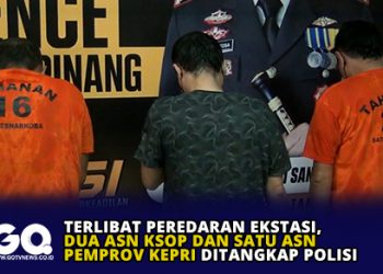 Terlibat Peredaran Ekstasi, Dua ASN KSOP dan Satu ASN Pemprov Kepri Ditangkap Polisi