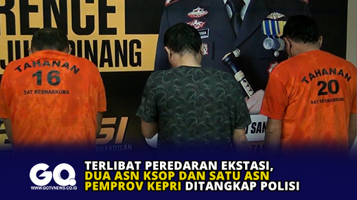 Terlibat Peredaran Ekstasi, Dua ASN KSOP dan Satu ASN Pemprov Kepri Ditangkap Polisi