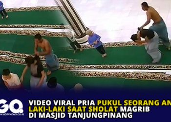 Video Viral Pria Pukul Seorang Anak Laki-Laki Saat Sholat Magrib di Masjid Tanjungpinang