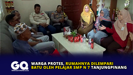 Warga Protes, Rumahnya dilempari Batu oleh Pelajar SMP N 7 Tanjungpinang