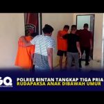 Polres Bintan Tangkap Tiga Pria Rudapaksa Anak Dibawah Umur