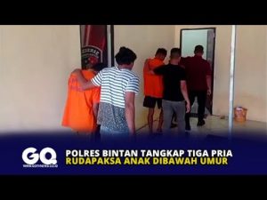 Polres Bintan Tangkap Tiga Pria Rudapaksa Anak Dibawah Umur