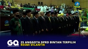 25 Anggota DPRD Bintan Terpilih Resmi Dilantik