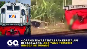 4 Orang Tewas Tertabrak Kereta Api di Karawang, Ada yang Terseret Hingga ke Subang