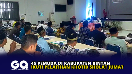 45 Pemuda di Kabupaten Bintan Ikuti Pelatihan Khotib Sholat Jumat