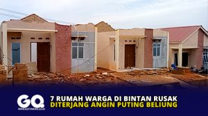 7 Rumah Warga di Bintan Rusak Diterjang Angin Puting Beliung