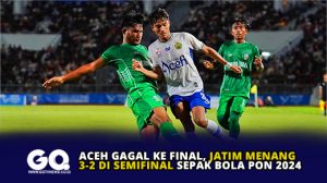 Aceh Gagal ke Final, Jatim Menang 3-2 di Semifinal Sepak Bola PON 2024