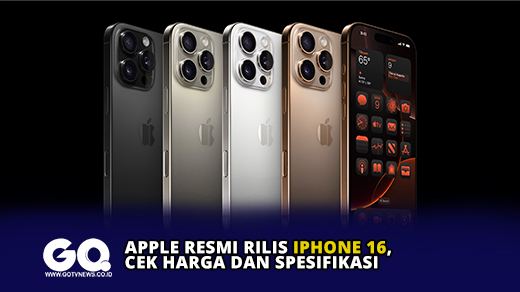 Apple Resmi Rilis iPhone 16, Cek Harga dan Spesifikasi