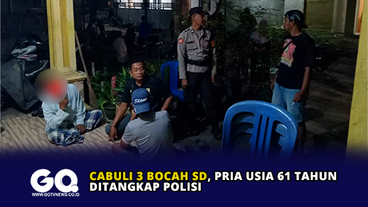 Cabuli 3 Bocah SD, Pria Usia 61 Tahun Ditangkap Polisi