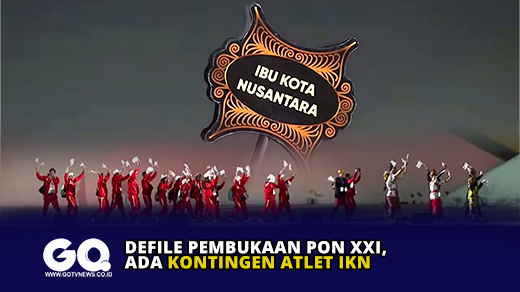 Defile Pembukaan PON XXI, Ada Kontingen Atlet IKN