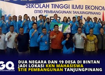 Dua Negara dan 19 Desa di Bintan Jadi Lokasi KKN Mahasiswa STIE Pembangunan Tanjungpinang