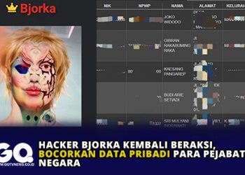 Hacker Bjorka Kembali Beraksi, Bocorkan Data Pribadi Para Pejabat Negara