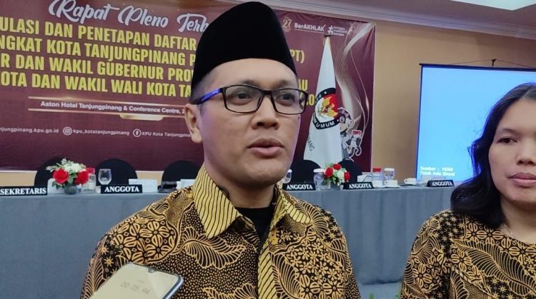 KPU Tanjungpinang Tetapkan Jumlah DPT 172.182 Pemilih untuk Pilkada 2024.