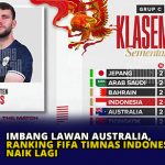 Imbang Lawan Australia, Ranking FIFA Timnas Indonesia Naik Lagi