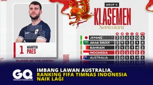 Imbang Lawan Australia, Ranking FIFA Timnas Indonesia Naik Lagi