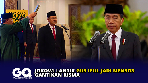 Jokowi Lantik Gus Ipul Jadi Mensos Gantikan Risma
