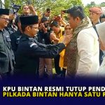 KPU Bintan Resmi Tutup Pendaftaran, Pilkada Bintan Hanya Satu Paslon
