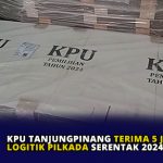 KPU Tanjungpinang Terima 5 Jenis Logitik Pilkada Serantak 2024