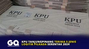 KPU Tanjungpinang Terima 5 Jenis Logitik Pilkada Serantak 2024