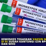 Kemenkes Tegaskan Vaksin Mpox di RI Sudah Kantongi Izin BPOM dan WHO