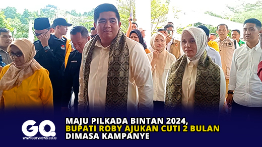 Maju Pilkada Bintan 2024, Bupati Roby Ajukan Cuti 2 Bulan Dimasa Kampanye