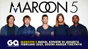 Maroon 5 Bakal Konser di Jakarta Februari 2025, Segini Harga Tiketnya