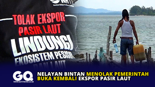 Nelayan Bintan Menolak Pemerintah Buka Kembali Ekspor Pasir Laut