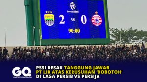 PSSI Desak Tanggung Jawab PT LIB atas Kerusuhan ‘Bobotoh’ di Laga Persib vs Persija
