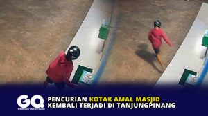 Pencurian Kotak Amal Masjid Kembali Terjadi di Tanjungpinang