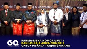 Rahma-Rizha Nomor Urut 1 dan Lis-Raja Ariza Nomor 2 untuk Pilkada Tanjungpinang
