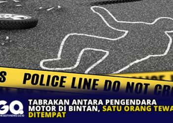Tabrakan Antara Pengendara Motor di Bintan, Satu Orang Tewas Ditempat