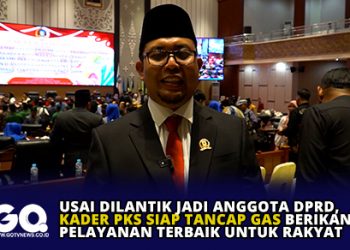 Usai Dilantik Jadi Anggota DPRD, Kader PKS Siap Tancap Gas Berikan Pelayanan Terbaik Untuk Rakyat