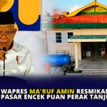 Wapres Maruf Amin Resmikan Pasar Encek Puan Perak Tanjungpinang