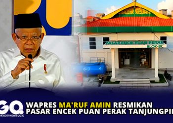 Wapres Maruf Amin Resmikan Pasar Encek Puan Perak Tanjungpinang
