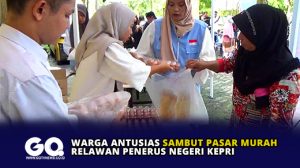 Warga Antusias Sambut Pasar Murah Relawan Penerus Negeri Kepri